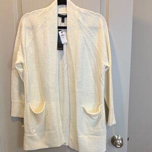 Banana Republic Petite Small cream Cardigan NWT